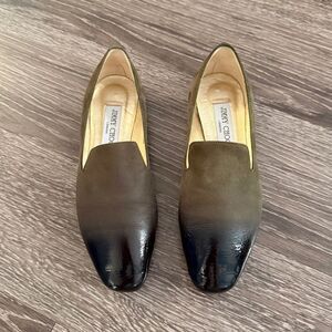 Jimmy Choo Ombré Slip On Loafers New